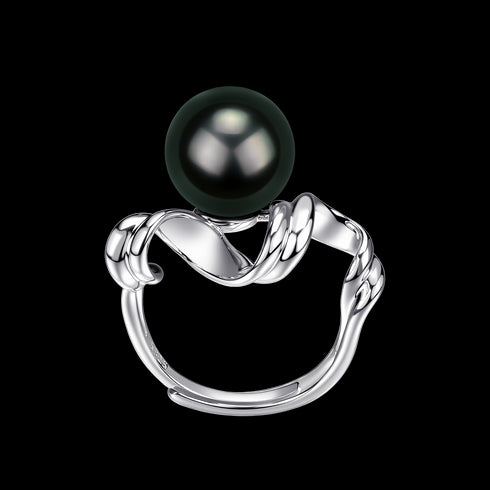 Tahitian Black Pearl Yuna Ring